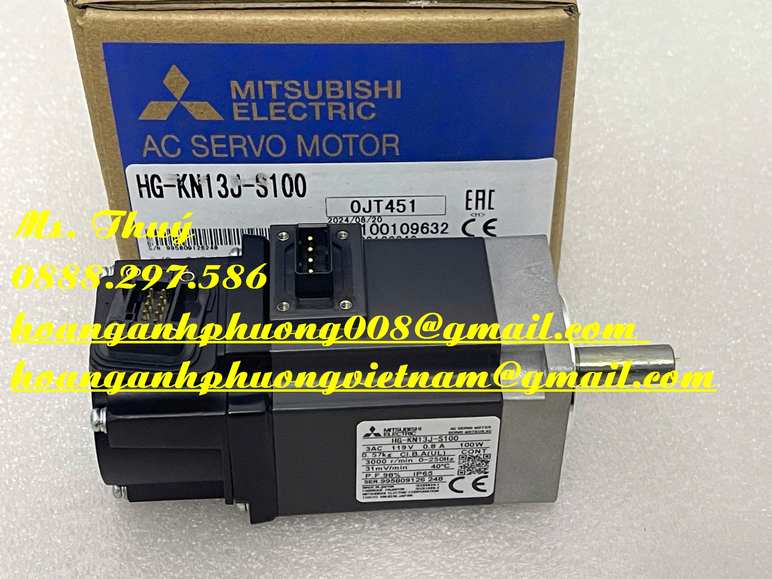 Chính hãng - Mitsubishi HG-KN13J-S100 - Động cơ Nhật Bản